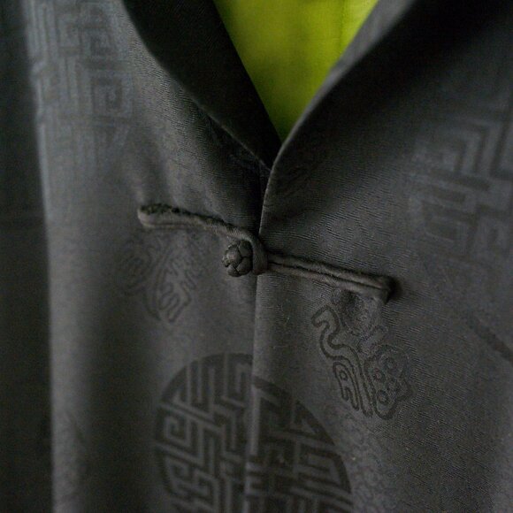 Shanghai Tang Black Silk Jacquard - Picture 3 of 9